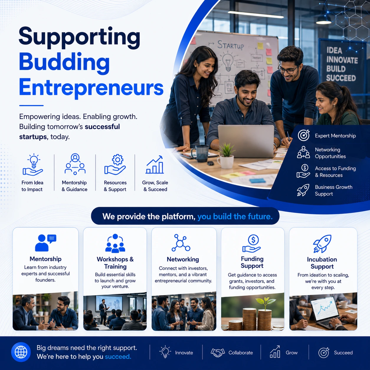 Supporting budding entrepreneurs
